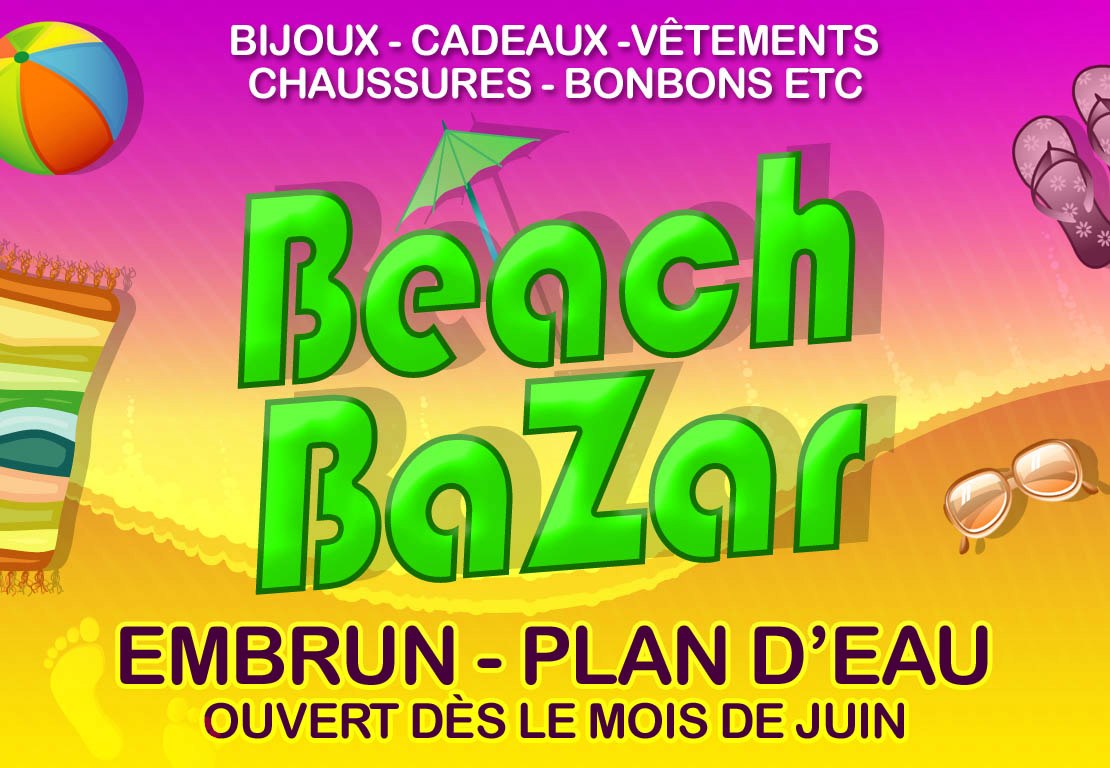 Beach bazar